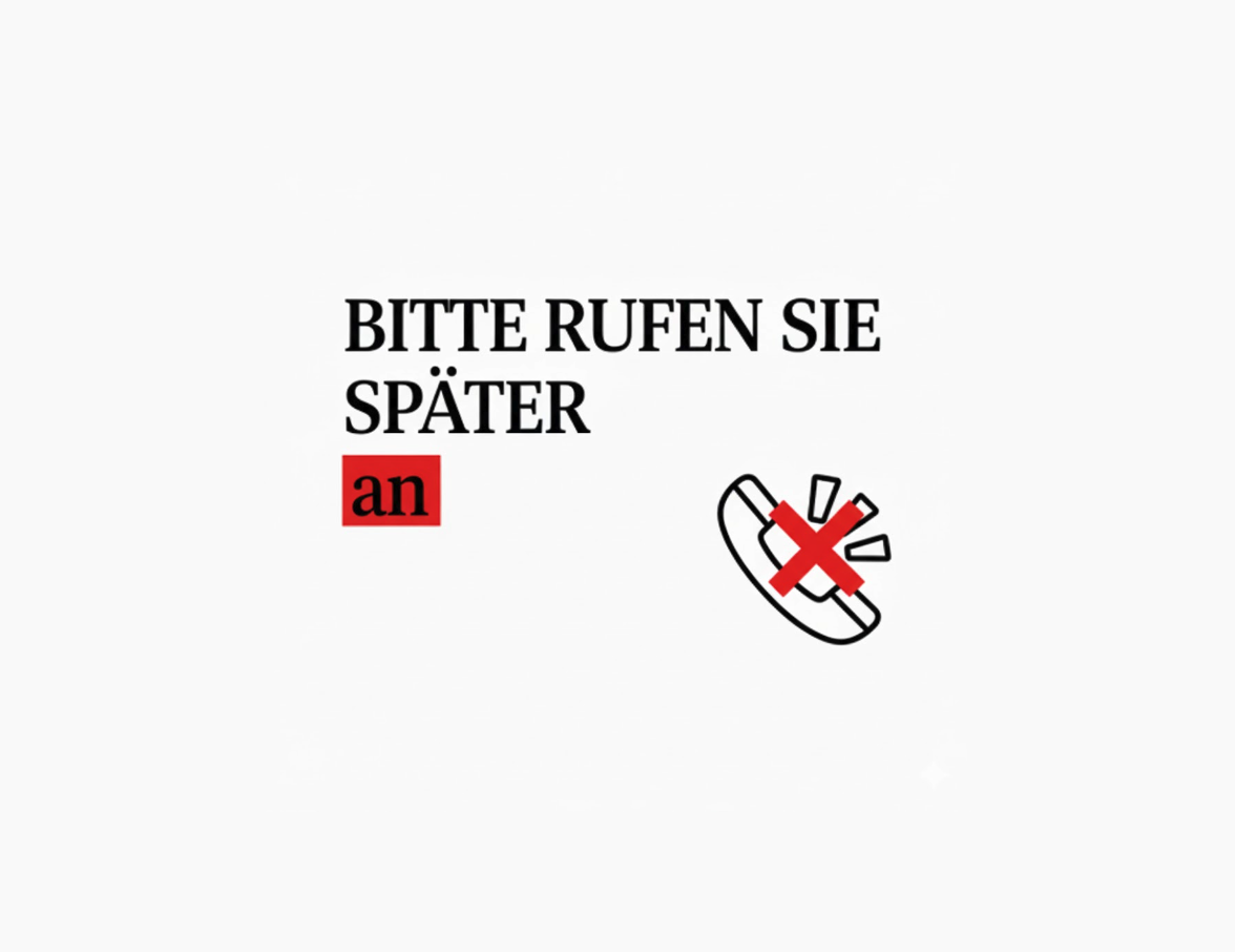 Bitte rufen Sie später an – Der Satz, der Ihre Kunden zur Konkurrenz treibt