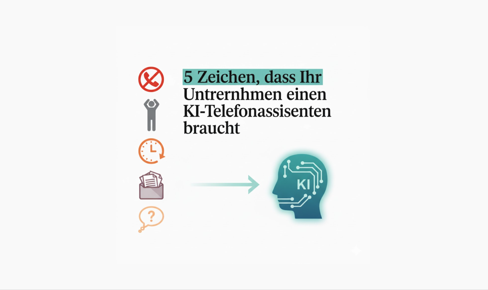 5 Zeichen, dass Ihr Unternehmen einen KI-Telefonassistenten braucht
