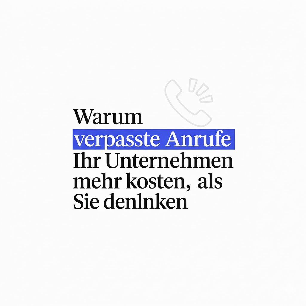 Warum verpasste Anrufe Ihr Unternehmen mehr kosten, als Sie denken